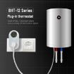 BHT12-C LCD Plug-in Thermostat, EU Plug, No WiFi (Black) - 3