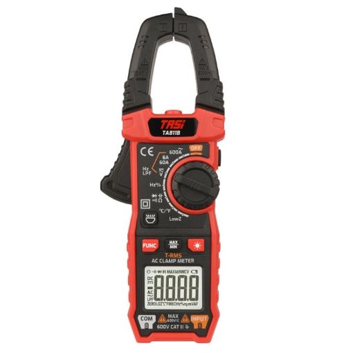 TASI TA811B Clamp Meter High Accuracy AC/DC Voltage Ammeter - 1
