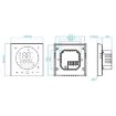 Smart Home LED Thermostat BHT-008GBLW WiFi 95-240V 16A (White) - 2