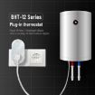 WiFi Plug-in LED Thermostat BHT12-EW, EU Plug (Blue) - 3