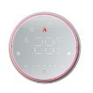 Smart Round LED Thermostat 95-240V AC 5A for Water Heating (White) - 1