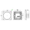 Smart LED Thermostat 95-240V for Water Heating WiFi (White) - 2
