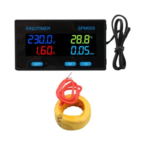 SINOTIMER SPM005 AC Digital Monitoring Meter, 100A, Multi-Function - 1