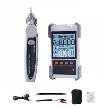 ET616 Silver Rechargeable Adjustable Network POE Cable Tester - 1