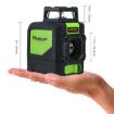 901CR H360/V130 Laser Level 5 Line Red Beam IP54 Waterproof Red - 2