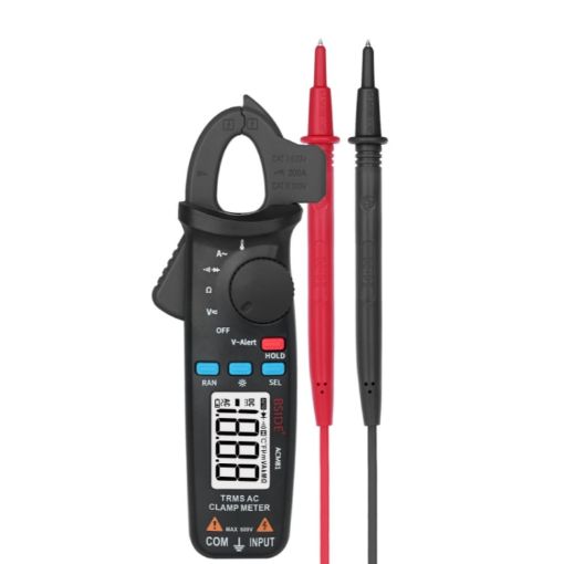BSIDE ACM81 Black Digital Clamp Meter 200A DC AC Multimeter - 1