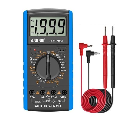 ANENG AN9205A Blue High-Precision Digital Multimeter, Automatic - 1