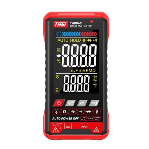 TASI TA804B Smart Color Screen Digital Multimeter OHM NCV Volt Meter - 1