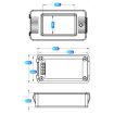 Peacefair 100A Multifunctional AC Power Monitor with Digital Display - 3