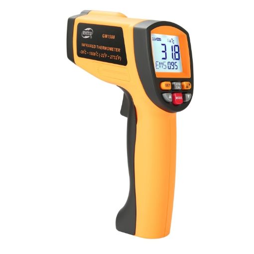 BENETECH GM1500 LCD Infrared Thermometer, No Battery Included - 1