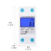 DDS528L Single-phase Rail Energy Meter 5-32A Backlight Display 110V - 3