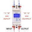 SINOTIMER DDS015 230V Energy Meter, Backlight Display, 5-80A - 7