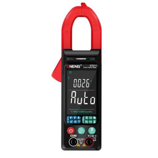 ANENG ST211 Red Large Screen Smart Clamp Multimeter - 1