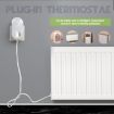Plug-in LED Thermostat BHT12-E, EU Plug (White, Non-WiFi) - 7