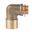 90 Degree M18x1.5 Brass Elbow Fitting for Automotive Oxygen Sensor - 2