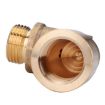 90 Degree M18x1.5 Brass Elbow Fitting for Automotive Oxygen Sensor - 3