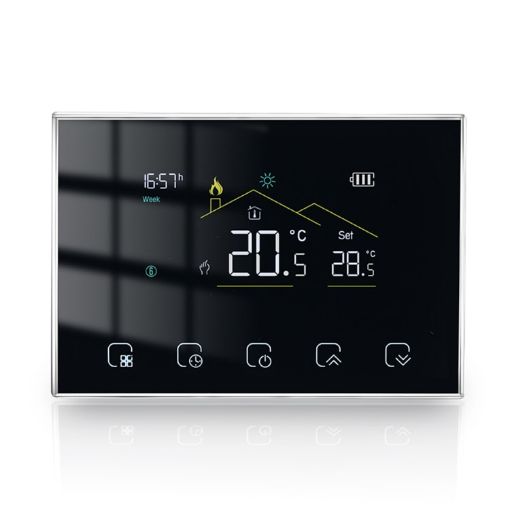 BHT-8000RF-VA-GABW Wireless Smart LED Thermostat, WiFi, Water/Electric Heating - 1