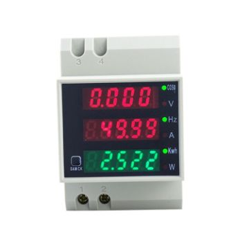 Wattmeter D52-2058 Din Rail, AC80-300V Built-in CT - 1