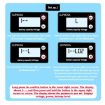 SUPNOVA Voltage Gauge: DC 8-100V Battery Indicator, Blue, Alarm, Temp. - 7