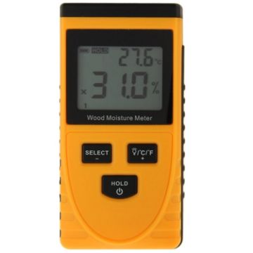 GM630 Digital Wood Moisture Meter with LCD - Orange - 1