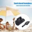 Metal Detector Shovel & Sand Scoop Set Digging Tool (Black) - 6