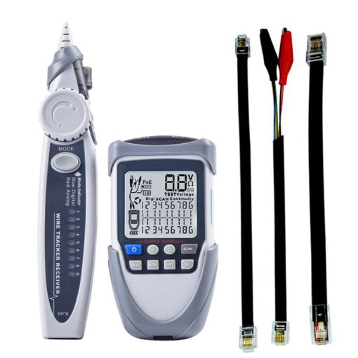 ET612 Multi-function Network Cable Tester & Wire Tracker POE Test - 1
