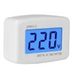 DM55-1 LCD Digital Voltmeter 110V-220V Voltage Tester US Plug - 3
