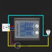 peacefair PZEM-011 AC Voltage & Current Meter, Host + Closed CT - 6
