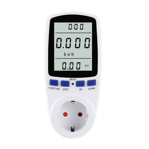 230V 16A LCD Energy Meter Power Analyzer EU Plug - 1