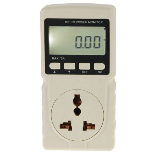 BENETECH GM86 EU Plug LCD Micro Power Monitor Energy Meter MAX 10A - 1