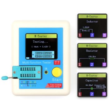 CR-T7 3.5" TFT Backlight Transistor Tester for Diode Triode Resistor - 1