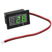 V40D Mini Waterproof Digital Voltage Meter, DC 2.5-30V, Green Display - 1