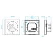 Smart WiFi LED Thermostat 95-240V for Boiler Heating (Black) - 2