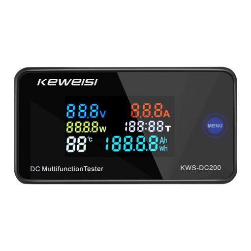 KWS-DC200-10A Digital DC Voltage Current Display 8-120V (Black) - 1