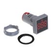 Mini AC 50-500V Voltmeter LED Digital Voltage Meter Indicator White - 2