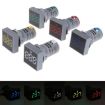 Mini AC 50-500V Voltmeter LED Digital Voltage Meter Indicator White - 7