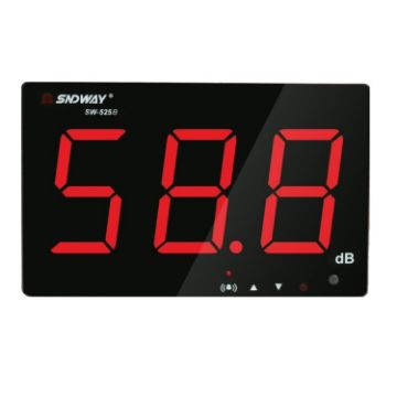 SNDWAY SW525B Wall DB Sound Meter with USB Data Transfer - 1
