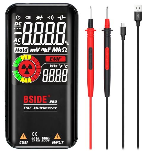 BSIDE S20 Large Screen Electromagnetic Radiation Multimeter Tester - 1