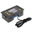 12V Microcomputer Digital Display Thermostat, Red & Blue Display - 3