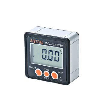 IP54 Digital Inclinometer 4x90 Degree Precision Protractor Box - 1