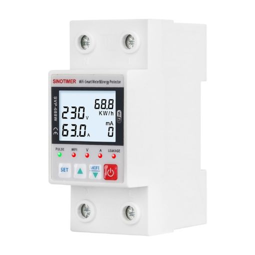 SINOTIMER SVP-688W-L WiFi Smart Circuit Breaker Voltage Protector - 1
