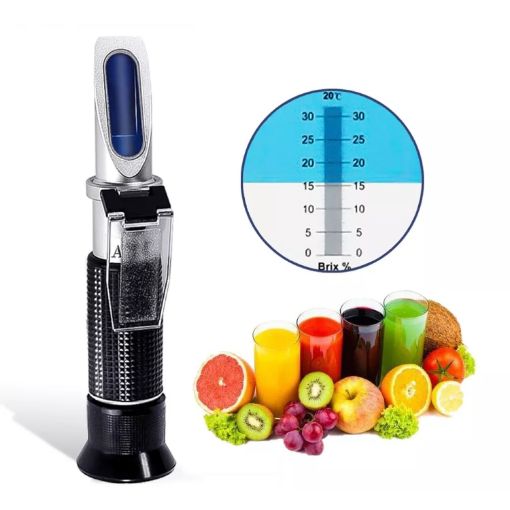 Handheld RF001BX Brix Tester Refractometer 0-32 with Case - 1