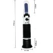 Handheld RF001BX Brix Tester Refractometer 0-32 with Case - 4