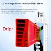 Black Portable Methane Gas Leak Detector Alarm - 5