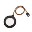 Adjustable Portable Hanging Magnifier with Leather Case (Black) - 1