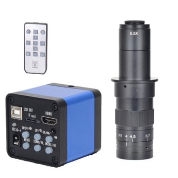 16MP Industrial Camera with Adjustable Focus Lens and CCD Microscope - 1