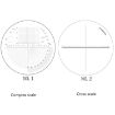 10x Magnifying Glass, 8 LED, Optical Glass, Complex Scale Board - 2