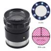 10x Magnifying Glass, 8 LED, Optical Glass, Complex Scale Board - 3
