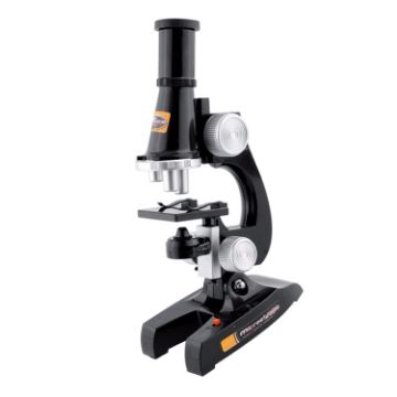 C2119 HD 450X Microscope Toy for Children's Early Education (Black) - 1
