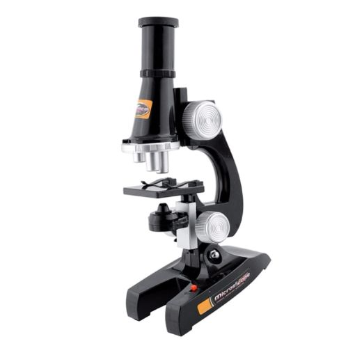 C2119 HD 450X Microscope Toy for Children's Early Education (Black) - 1